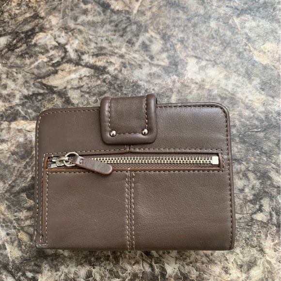 Coach Taupe Handbag & Wallet - Picture 6 of 10